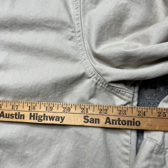 VINTAGE Cabin Creek Barn Chore Jacket Womens Large Beige Corduroy Collar 90s - Picture 4 of 8